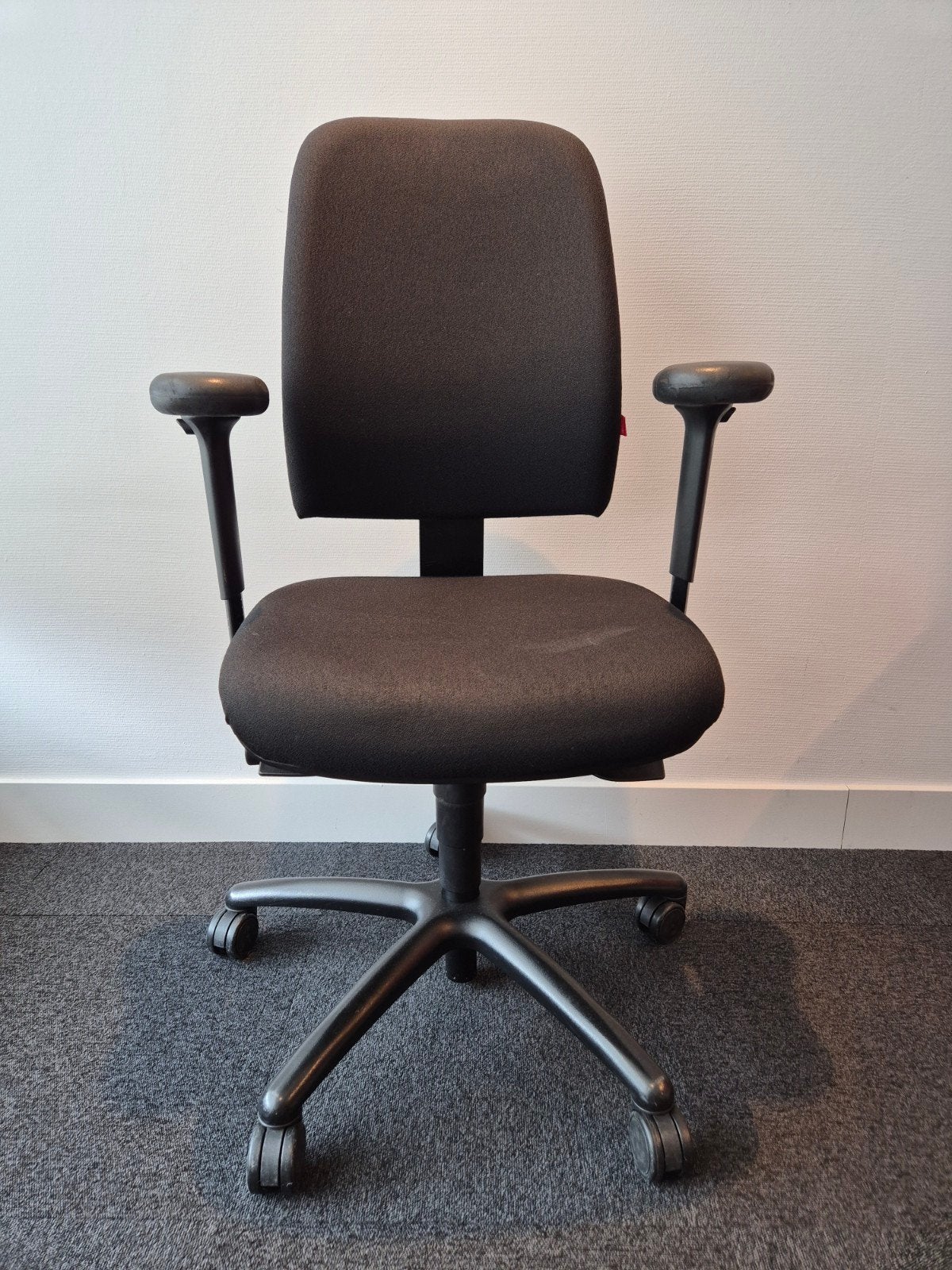 Enkele bureaustoelen te koop, Ophalen, Gebruikt, Zwart