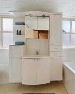 Badkamermeubel badkamerkast, Huis en Inrichting, Badkamer | Badkamermeubels, Ophalen, Gebruikt, 25 tot 50 cm, 150 tot 200 cm