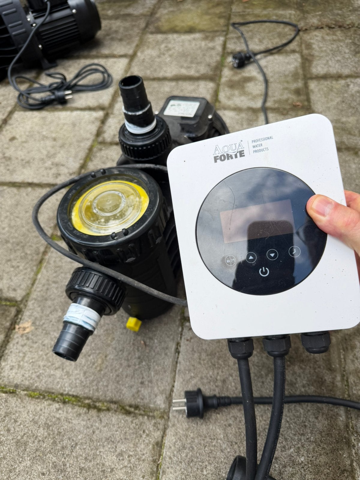Aqua Plus 8 zwembadpomp + iSAVER+ 1100 regelaar, Tuin en Terras, Zwembad-toebehoren, Ophalen, Gebruikt, Zwembadpomp