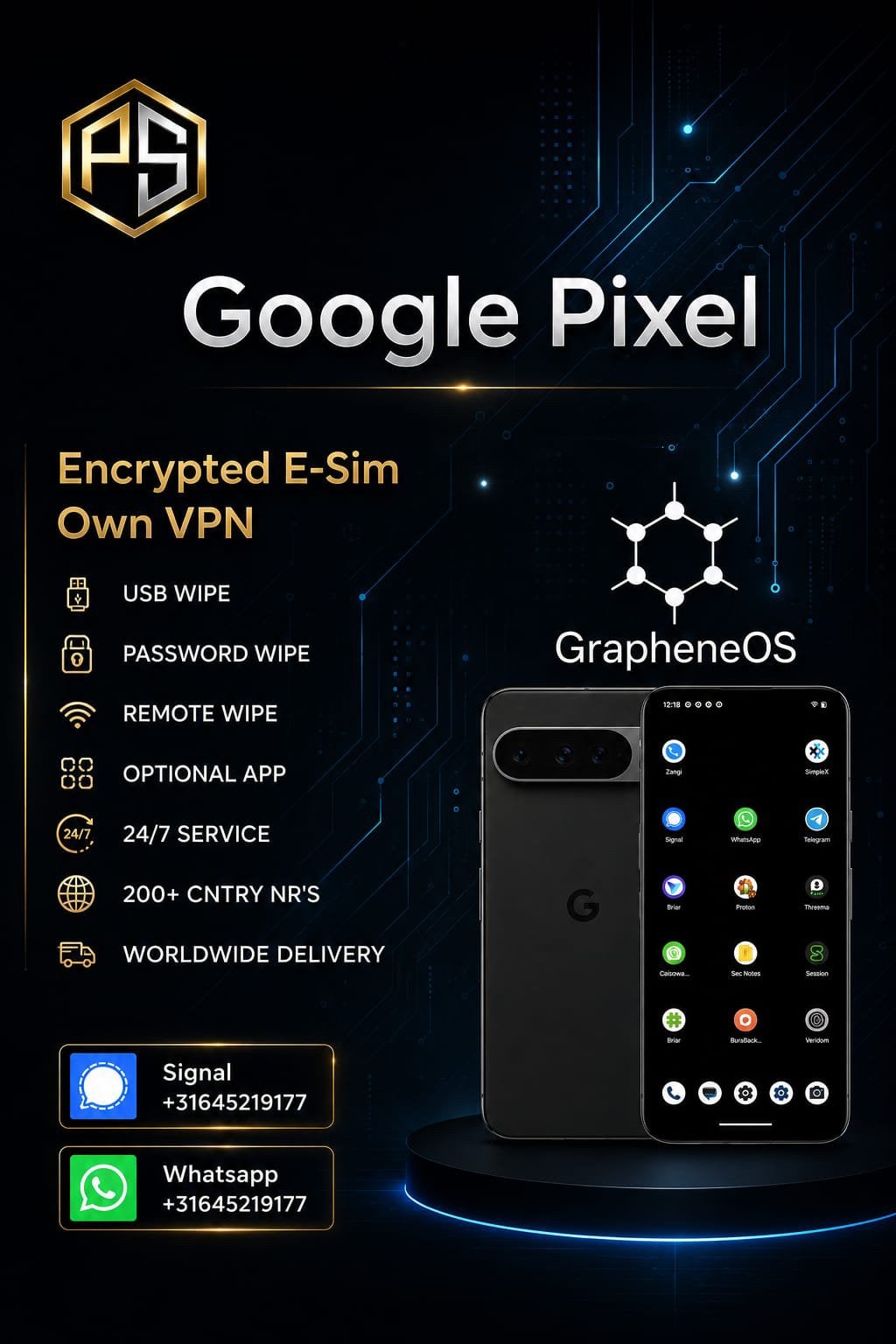 ✨Graphene Os Google Pixel 9a✨, Ophalen, Nieuw, 6 megapixel of meer, Overige modellen