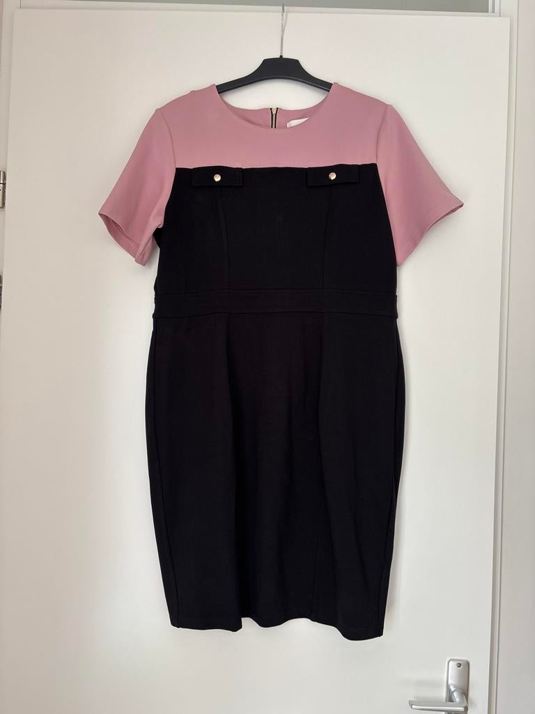 Damsel in a Dress jurk zwart/roze maat  Uk 18, Maat 42/44 (L), Ophalen of Verzenden, Zo goed als nieuw, Jurk
