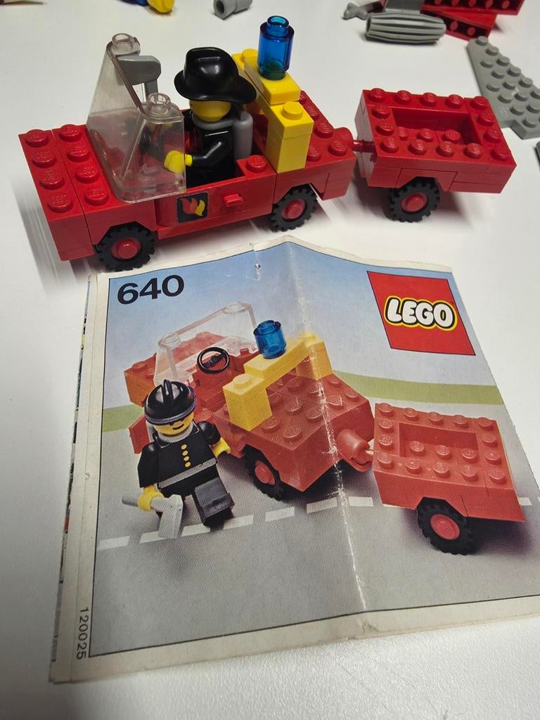 Lego 640 brandweer, Overige thema's, Lego, Ophalen of Verzenden, Zo goed als nieuw
