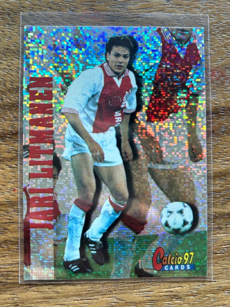 Jari Litmanen Calcio 97 Cards Panini Eurostars Ajax, Ophalen of Verzenden, Nieuw, Ajax, Spelerskaart