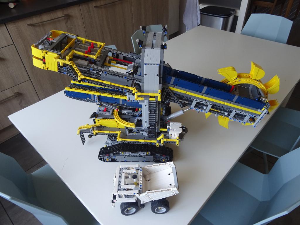 technic Lego 42055 Emmerwiel graafmachine, Lego, Ophalen of Verzenden, Zo goed als nieuw, Technic