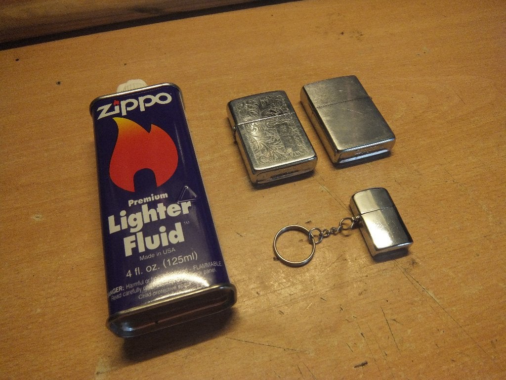 Zippo 3x., Ophalen of Verzenden, Zo goed als nieuw, Aansteker