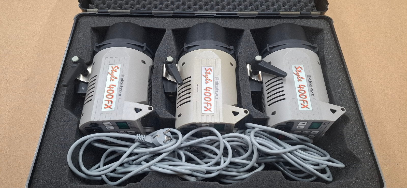 Set van 3 Elinchrom Style 400 FX studioflitsers, Ophalen, Overige typen