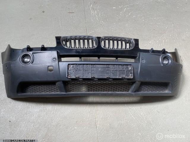 Bumper voor BMW X3 E83 04-'06 475/9 black sapphire metallic, Gebruikt, Voor, Partnerportal@bmw.de, Bmw