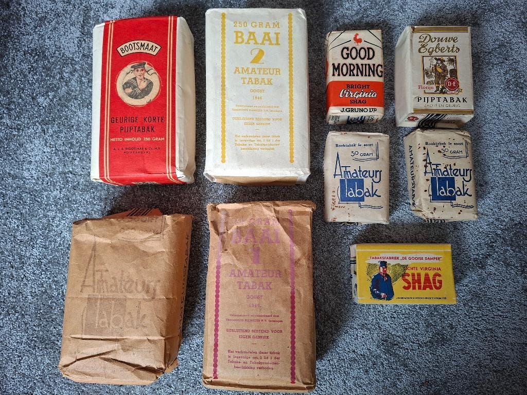 Oude tabak, Ophalen of Verzenden, Gebruikt, Tabaksdoos of Verpakking