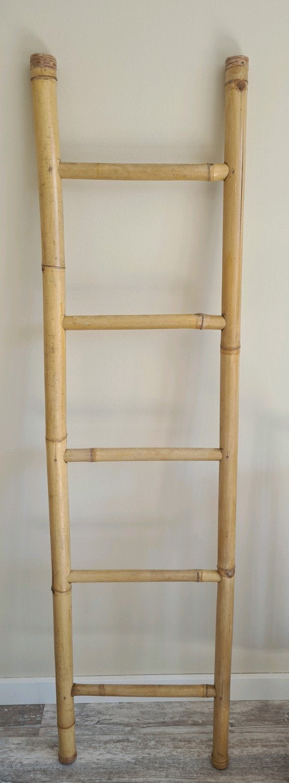 Bamboe decoratieladder - 1.75m hoog, Ophalen, Beige, Boho, Zo goed als nieuw