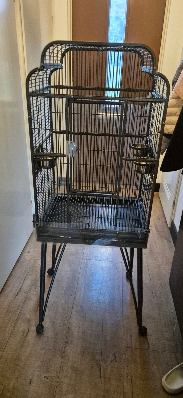 Papegaaienkooi, Dieren en Toebehoren, Ophalen, Zo goed als nieuw, Metaal, Vogelkooi