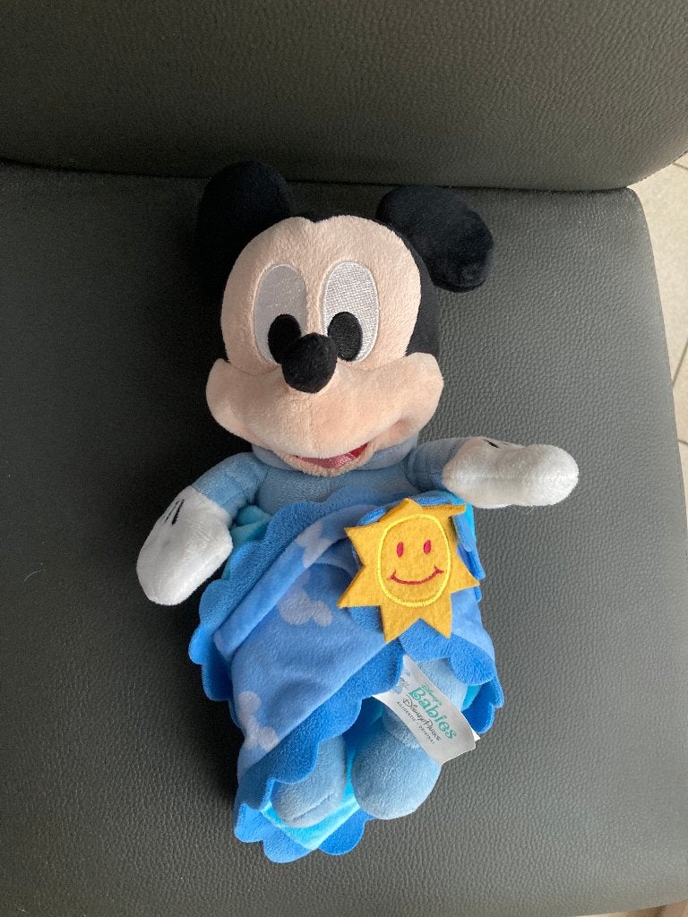 Leuke Mickey Mouse Baby knuffel ( Disney ), Ophalen of Verzenden, Mickey Mouse, Zo goed als nieuw, Knuffel