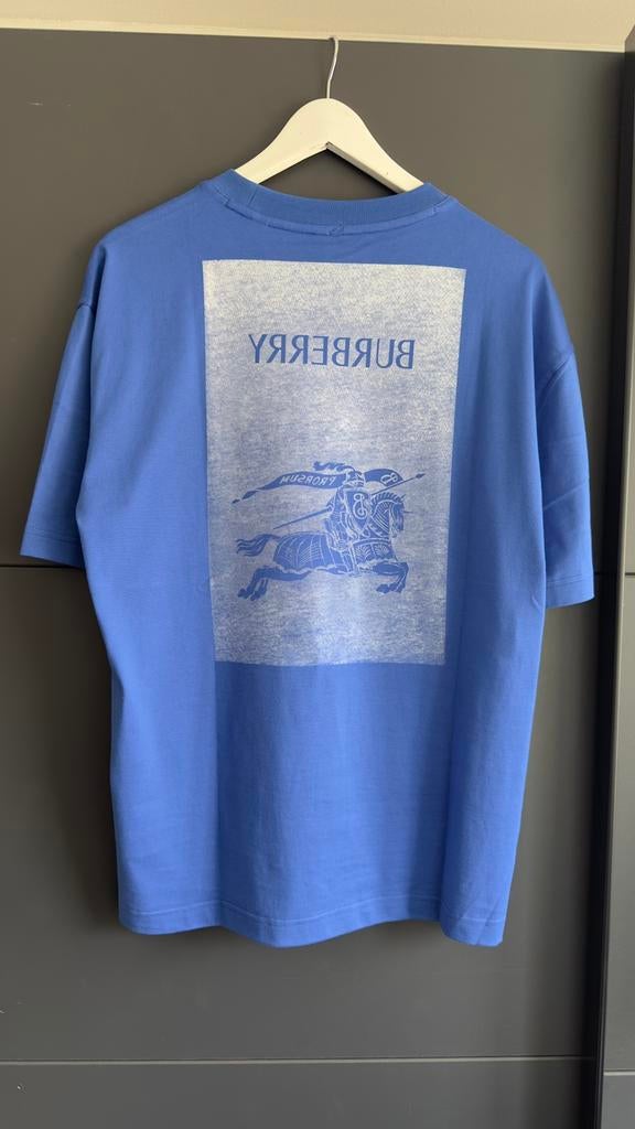 Burberry T-shirt shirt tee shirtje shirtjes blauw, Ophalen of Verzenden, Zo goed als nieuw, Blauw