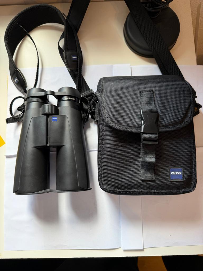 Zeiss Conquest HD 8x56 Verrekijker met Tas - Zo goed als nie, Audio, Tv en Foto, Optische apparatuur | Verrekijkers, Ophalen of Verzenden