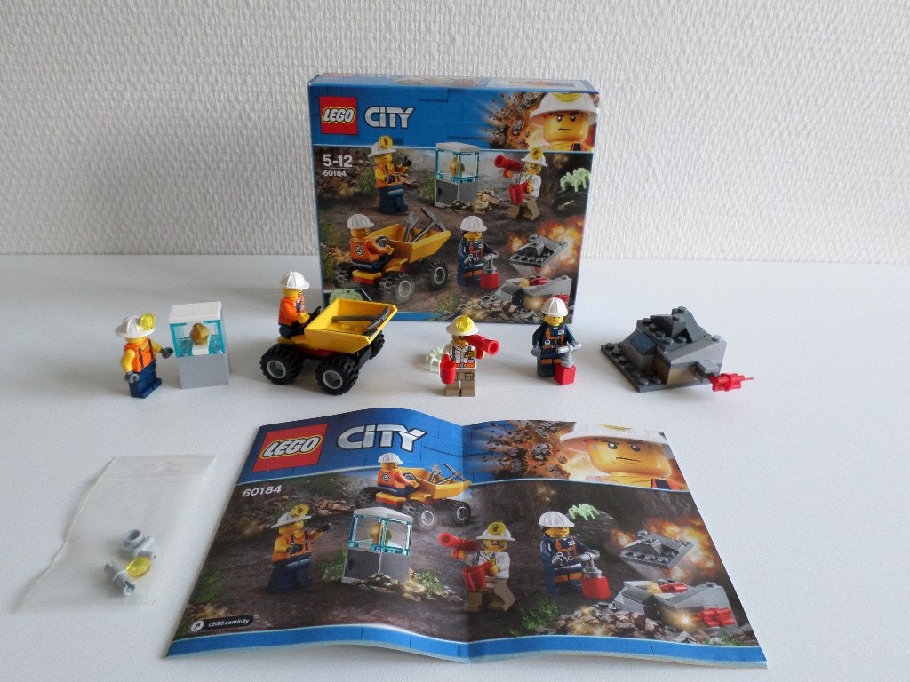 Lego City 60184 Mijnbouwteam uit 2018, City, Lego, Ophalen of Verzenden, Zo goed als nieuw