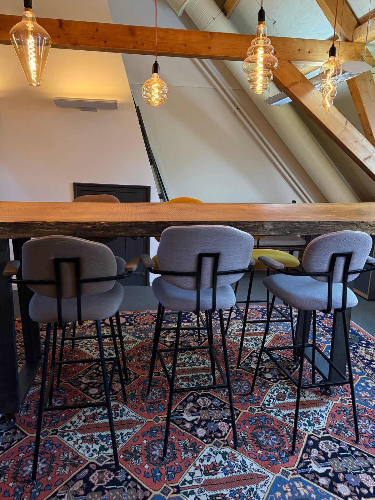 Set van 6 Maarten Baas 902 Barstools - Zo goed als nieuw, Ophalen, 5 krukken of meer, Zo goed als nieuw, 90 cm of meer