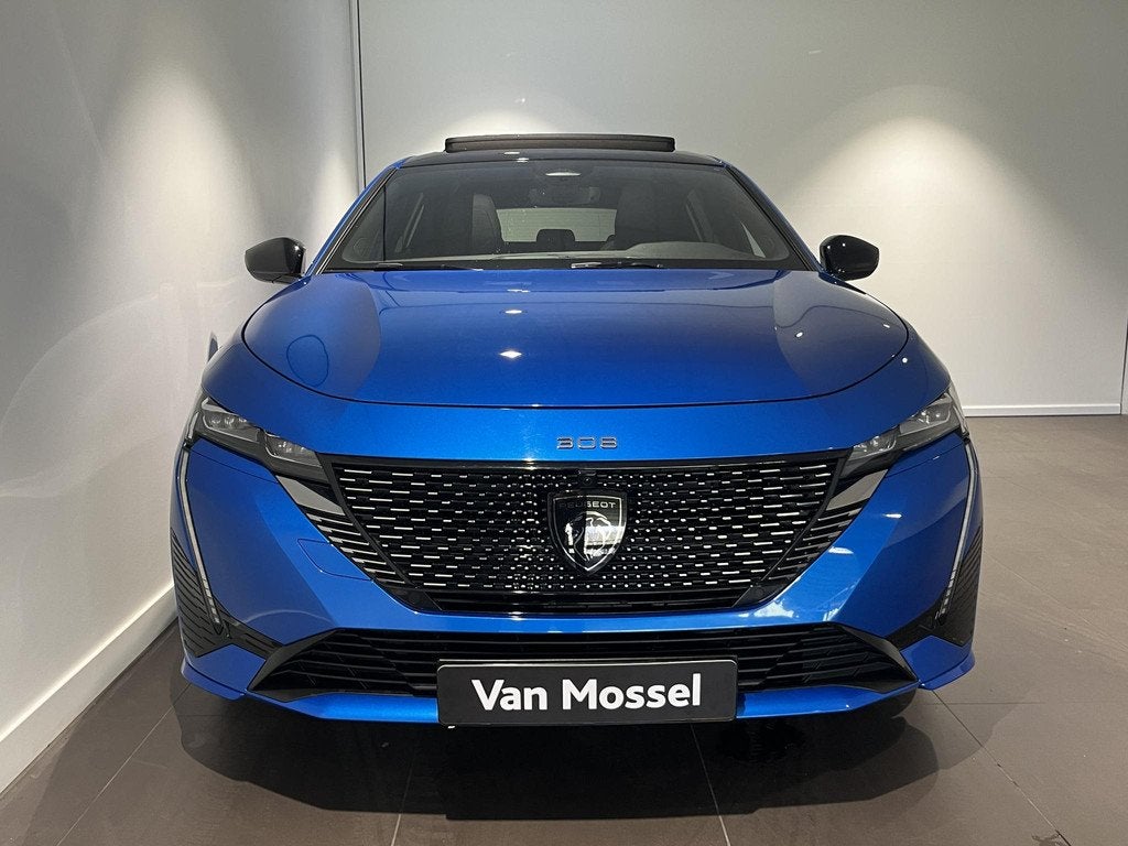 Peugeot 308 1.2 PureTech GT | PANORAMADAK | LEER | CAMERA |, Auto's, Peugeot, Gebruikt, 1199 cc, Blauw, 3 cilinders