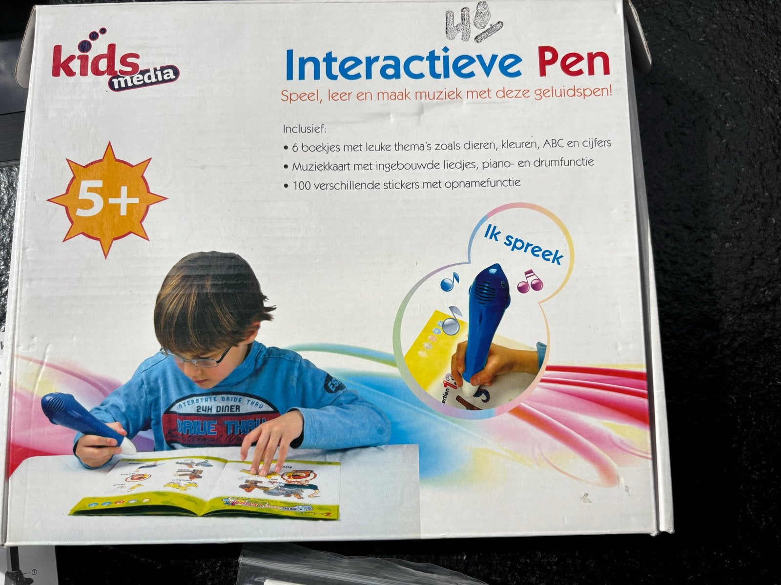 Kids Media Interactieve Pen - Spelenderwijs Leren, Ophalen of Verzenden, Zo goed als nieuw, Knutselen, Met geluid