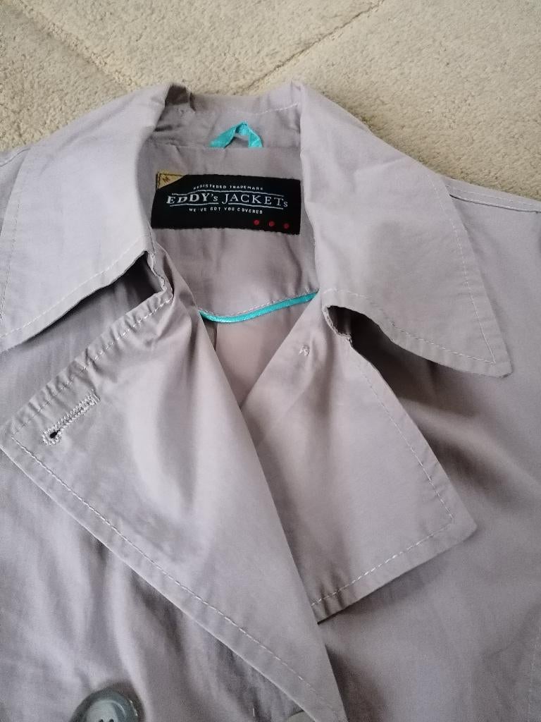 Trenchcoat, Ophalen of Verzenden, Zo goed als nieuw, Grijs