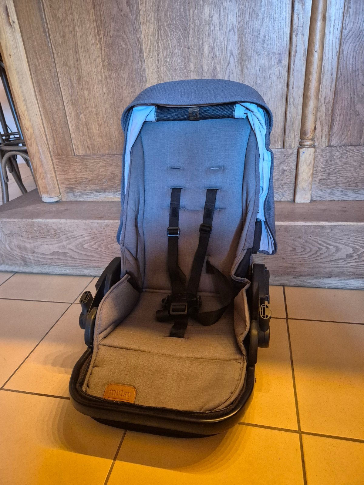 Mutsy Nio zitje - Grijs (excl. onderstel), Ophalen, Gebruikt, Kinderwagen, Mutsy