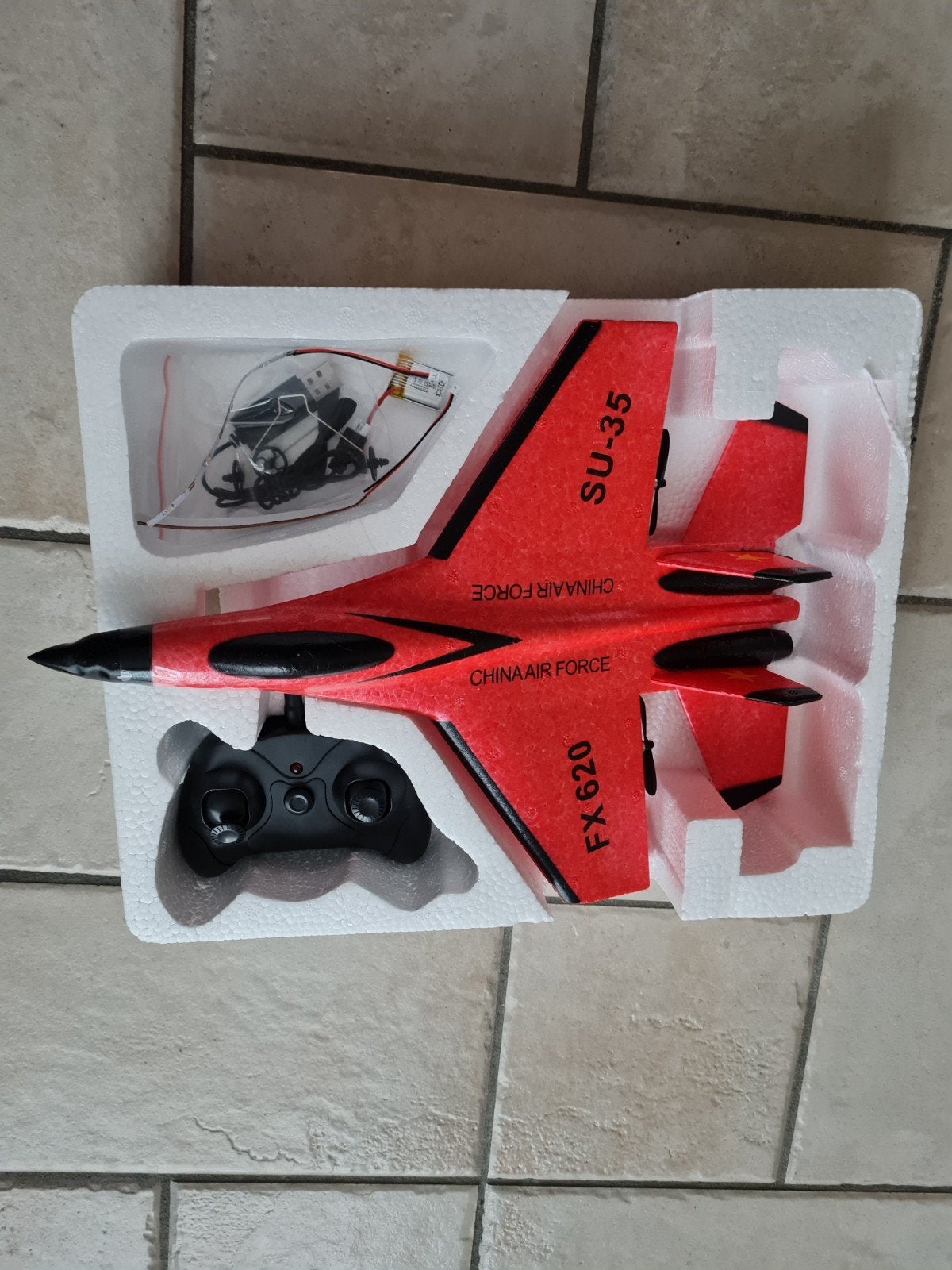 RC Vliegtuig SU-35 FX 620 - Nieuw in doos, Ophalen of Verzenden