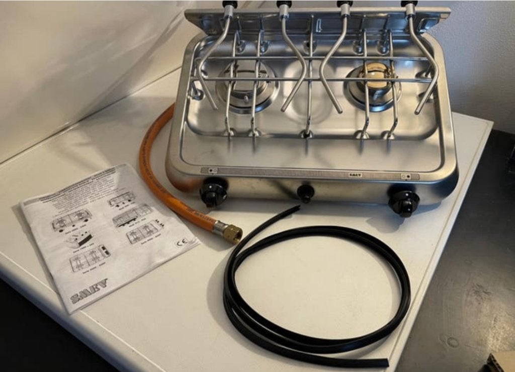 NIEUWE SMEV INBOUW fornuis 2-pits voor boot caravan camper, Ophalen of Verzenden, Nieuw