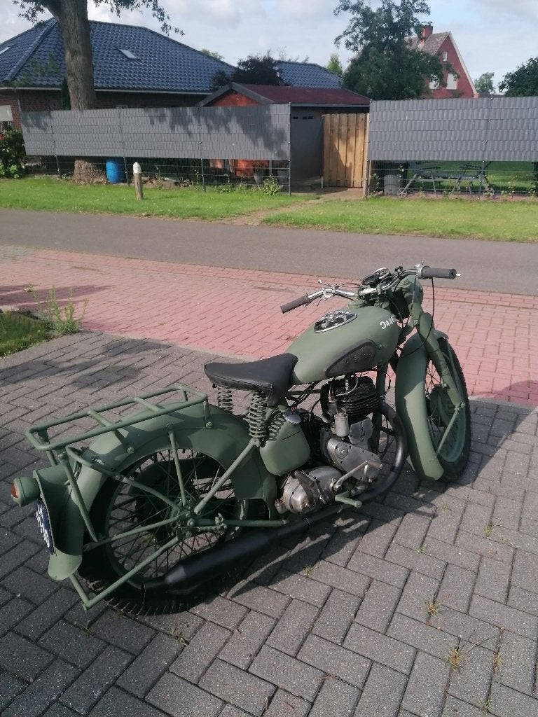 te koop 2 bsa   m20 m21, Motoren, Ophalen, 1 cilinder, 12 t/m 35 kW