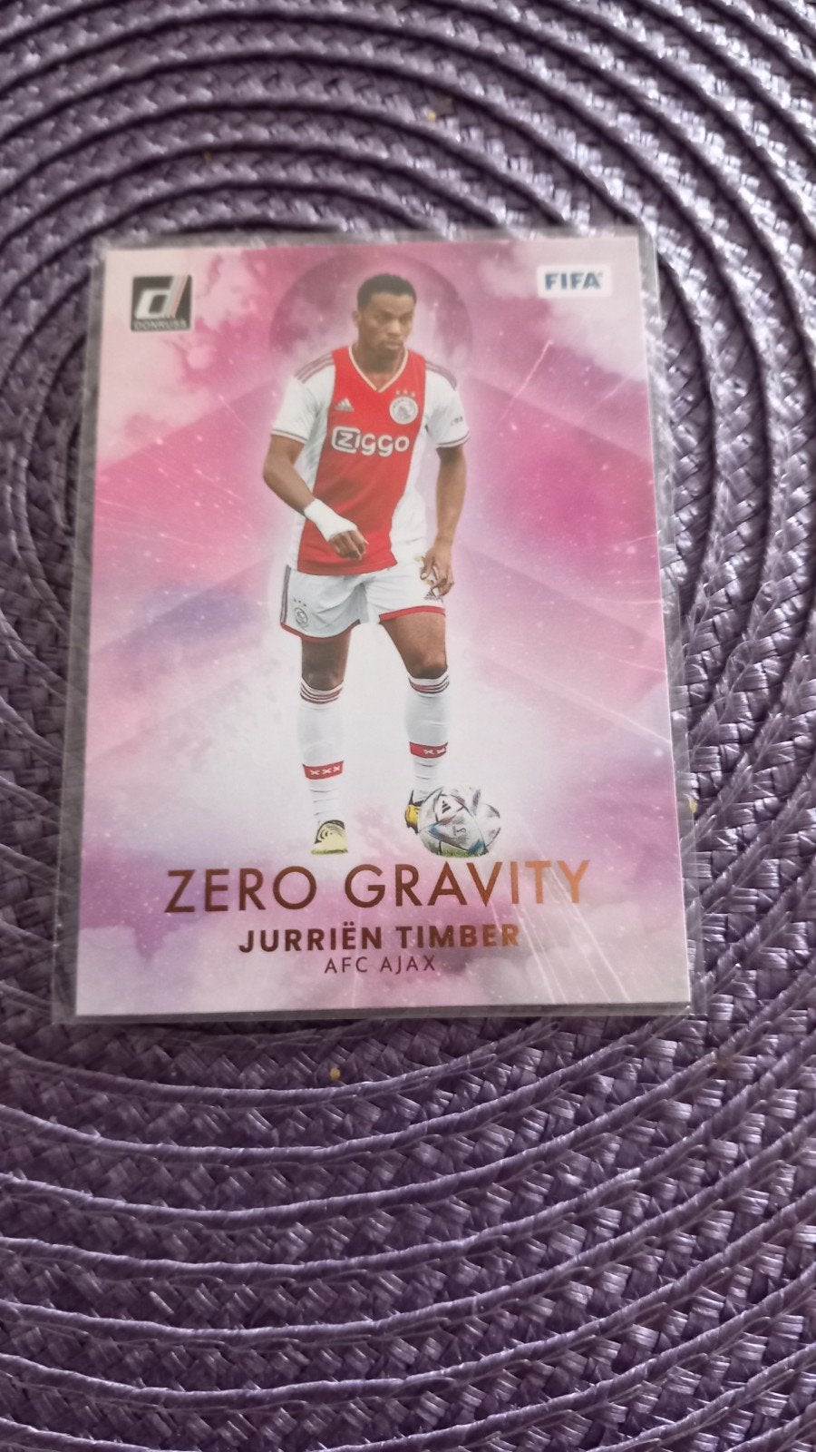 Jurriën Timber Zero Gravity Spelerskaart - Ajax, Verzenden, Nieuw, Ajax, Spelerskaart