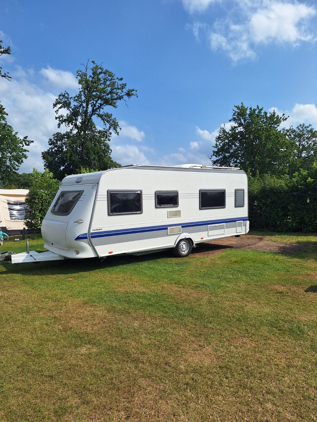 Hobby WLU 540 exclusief (2006) met airco en mover, Caravans en Kamperen, Caravans, Rondzit, Hobby, Particulier, Koelkast