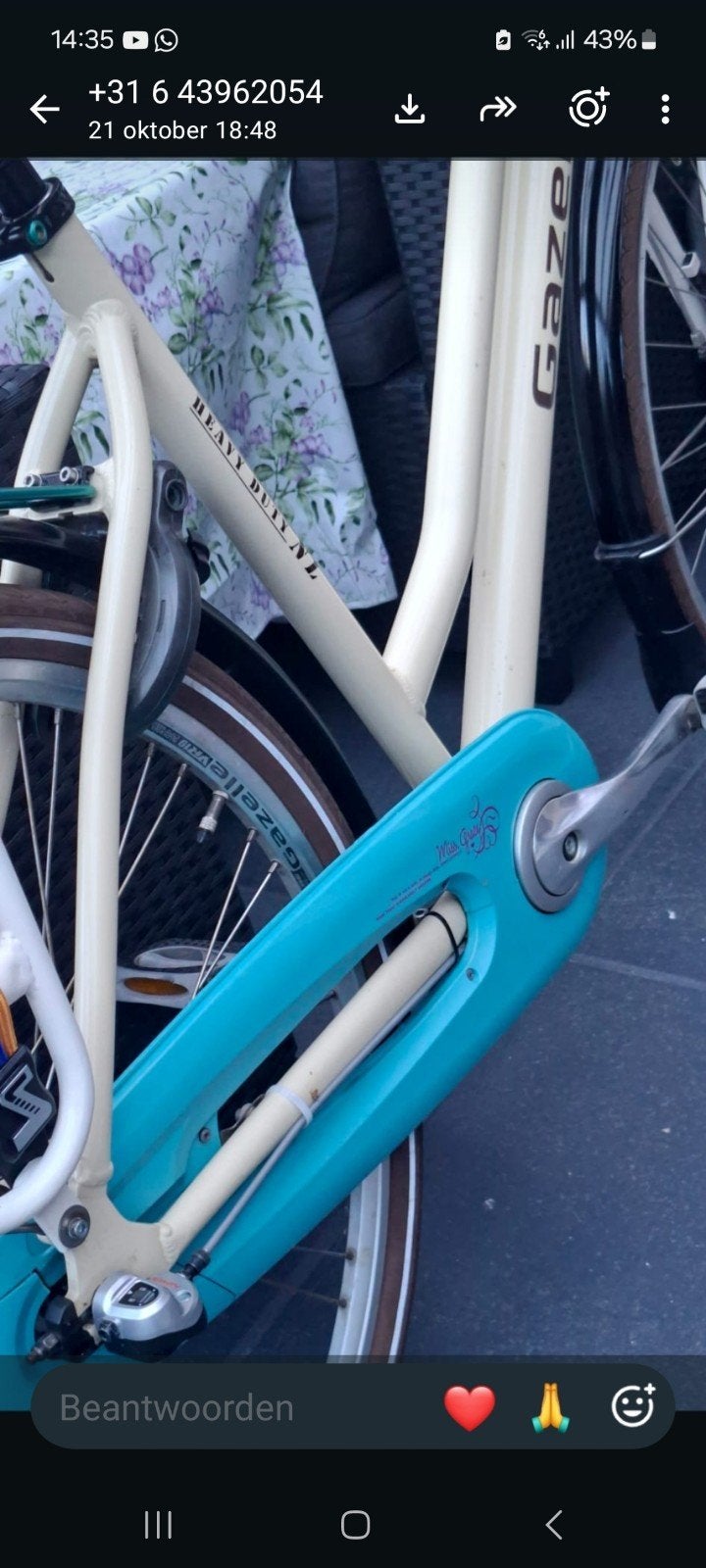Gazelle damesfiets, Ophalen, 53 tot 56 cm, Versnellingen, Zo goed als nieuw