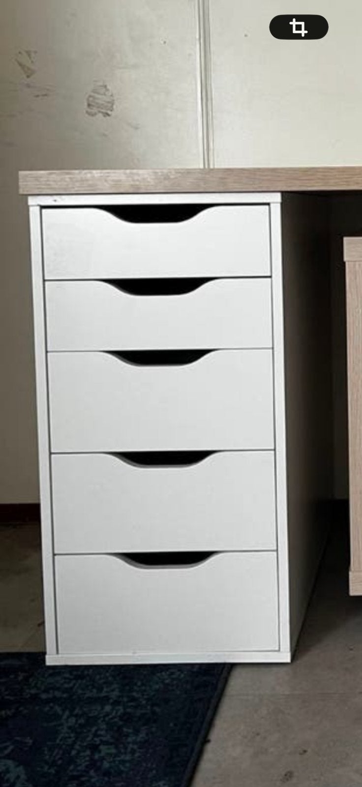 Ikea Alex ladekast kast, Ophalen, Minder dan 50 cm, 5 laden of meer, Zo goed als nieuw