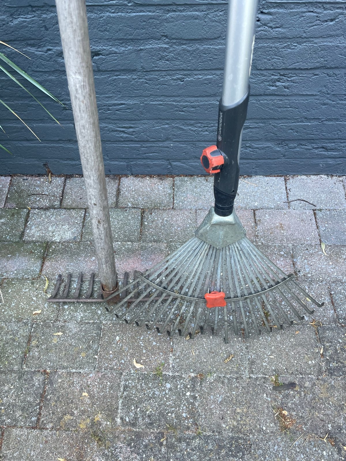 Hark en bladhark, Ophalen, Gebruikt, Hark