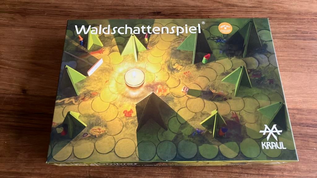 Spel Waldschattenspiel, Hobby en Vrije tijd, Gezelschapsspellen | Bordspellen, Vijf spelers of meer, Ophalen of Verzenden, Gebruikt