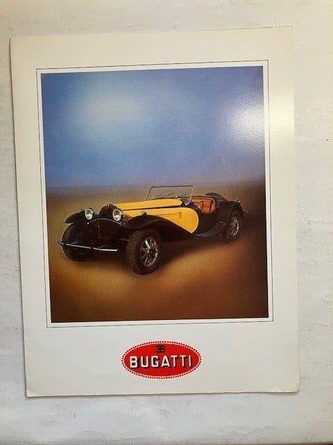 Bugatti Type 55    Super Sport Brochure      (1931-1935), Ophalen of Verzenden, Zo goed als nieuw, Overige merken