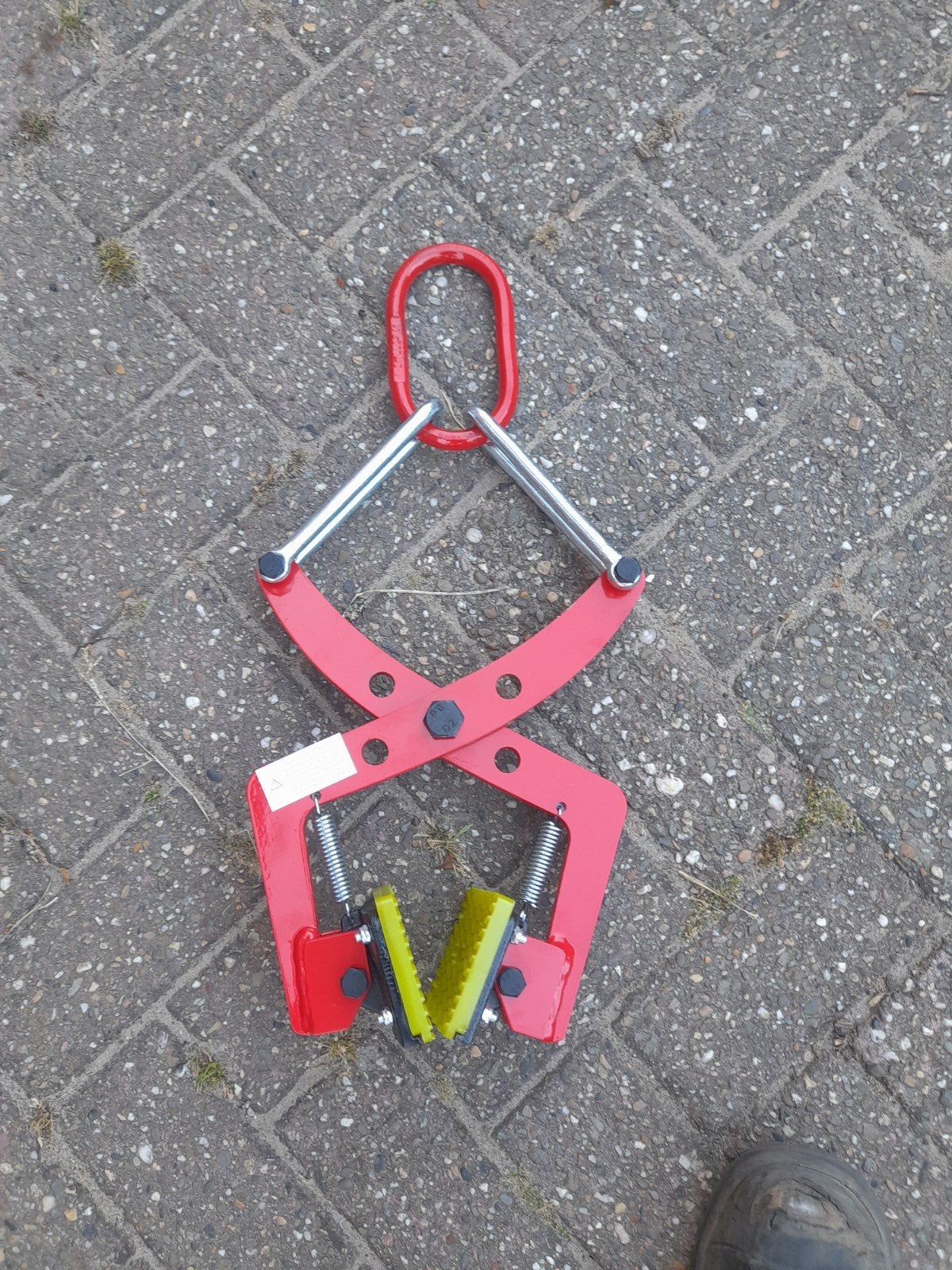nieuwe bandentang, Ophalen