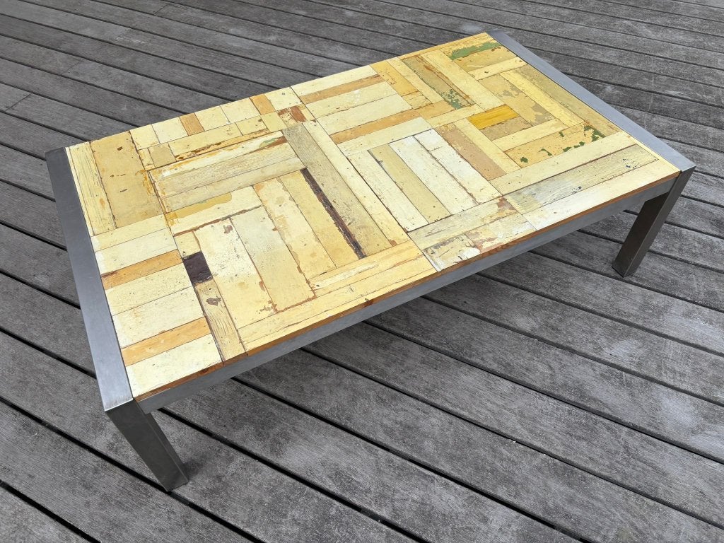 Salontafel, sloophout, 100 tot 150 cm, 50 tot 100 cm, Zo goed als nieuw, Ophalen