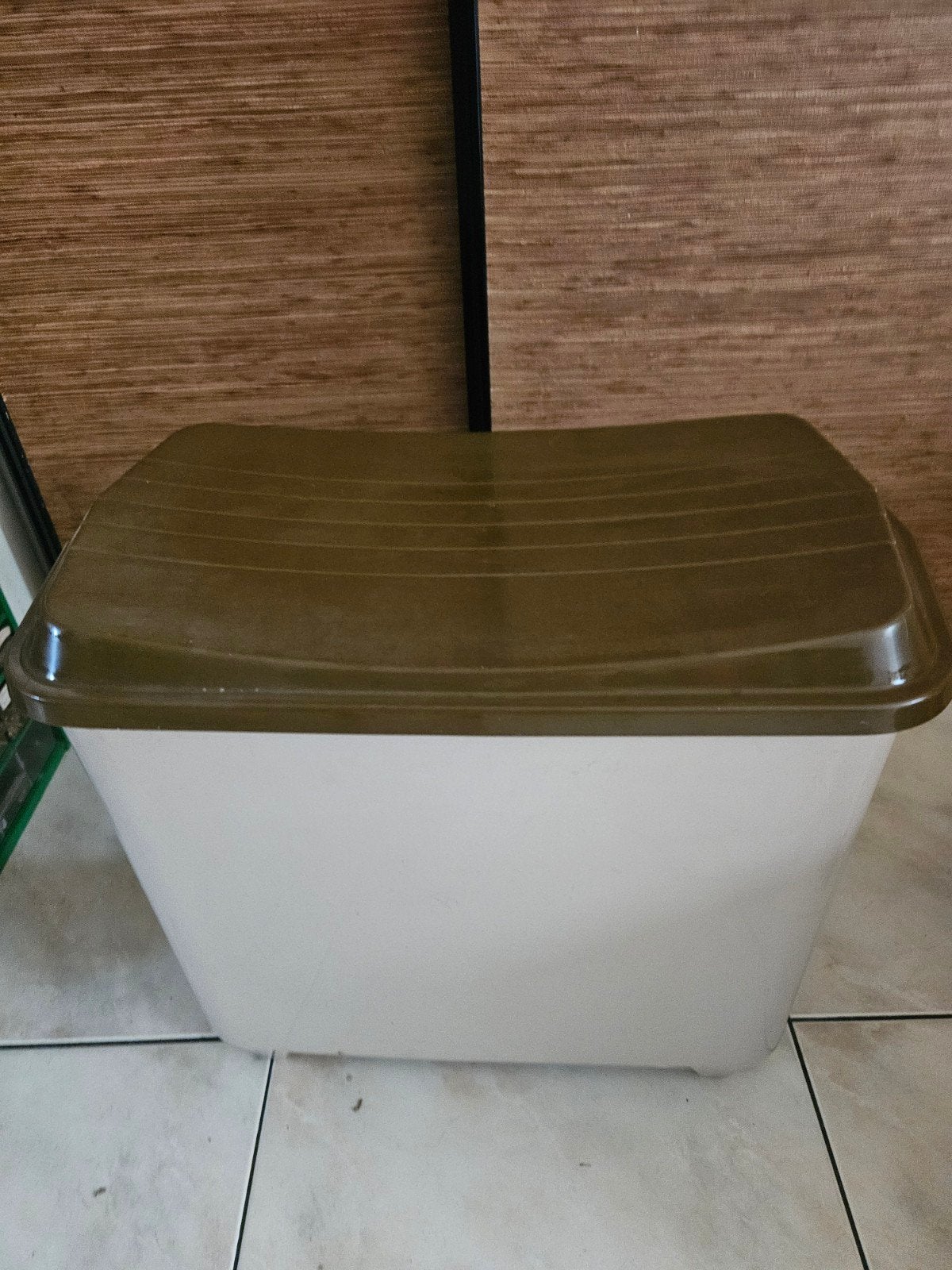 Retro Curver wasmand, ook als douchekrukje te gebruiken, Ophalen