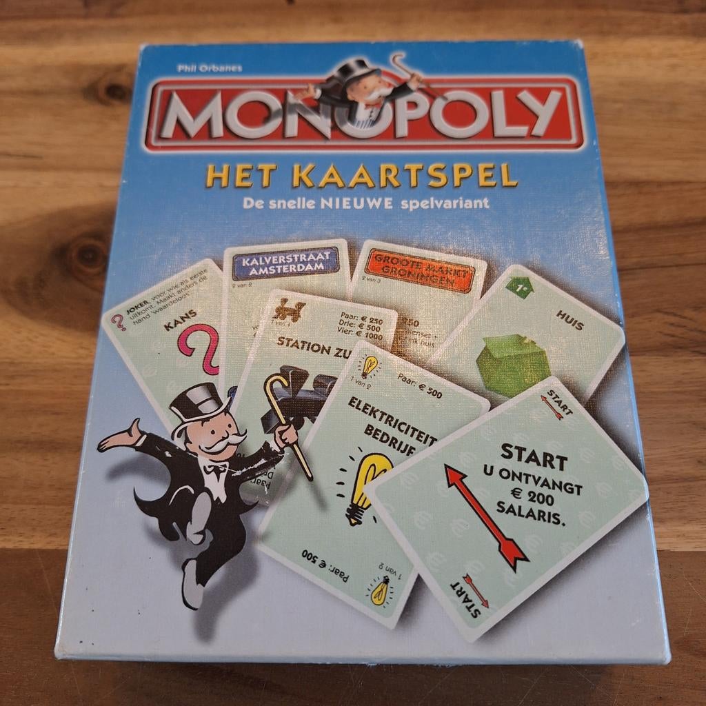 Monopoly Het Kaartspel, Ophalen of Verzenden, Zo goed als nieuw, Hasbro