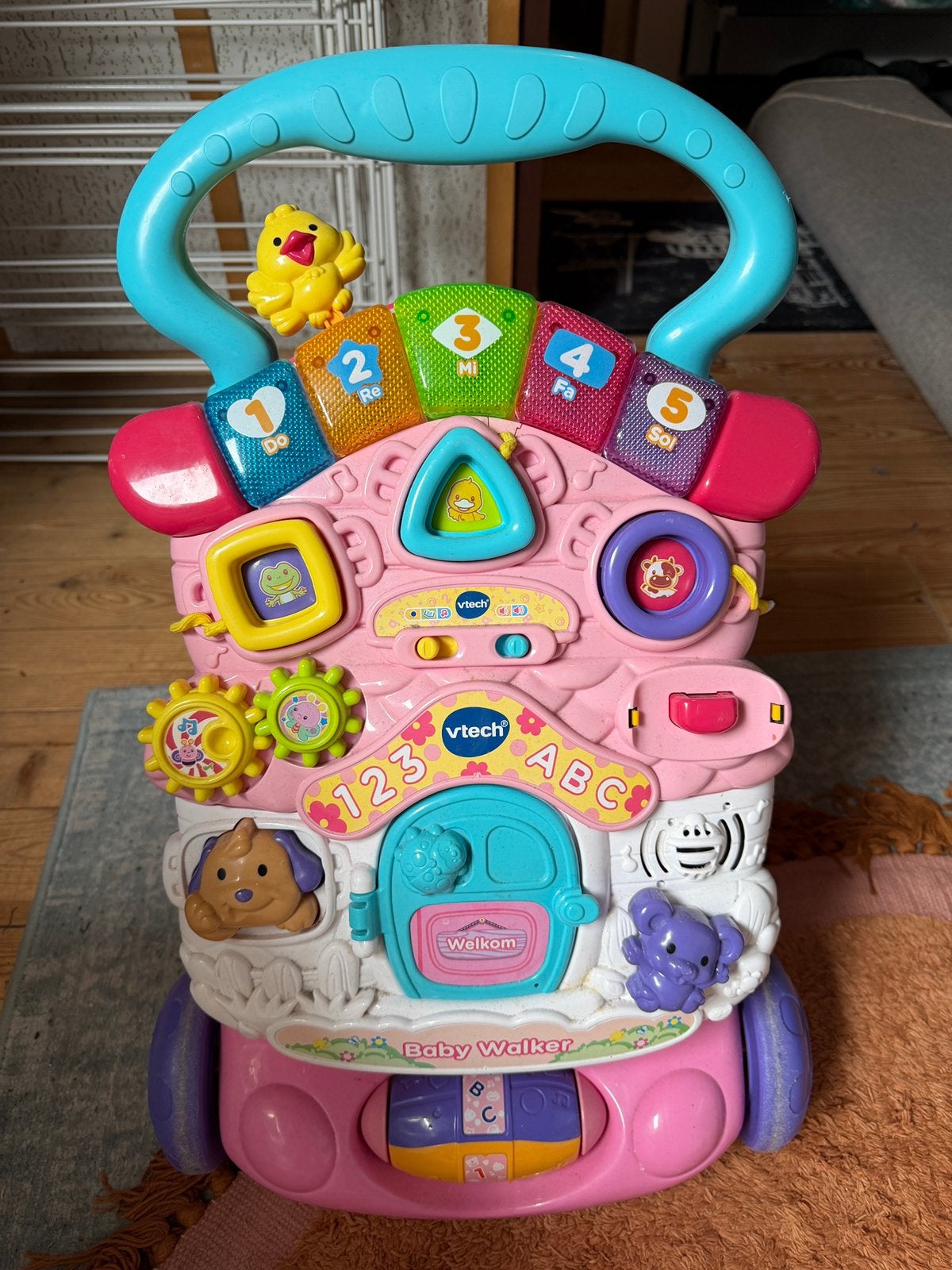 VTech loopwagen babywalker, Kinderen en Baby's, Speelgoed | Vtech, Ophalen, Gebruikt, 6 maanden tot 2 jaar