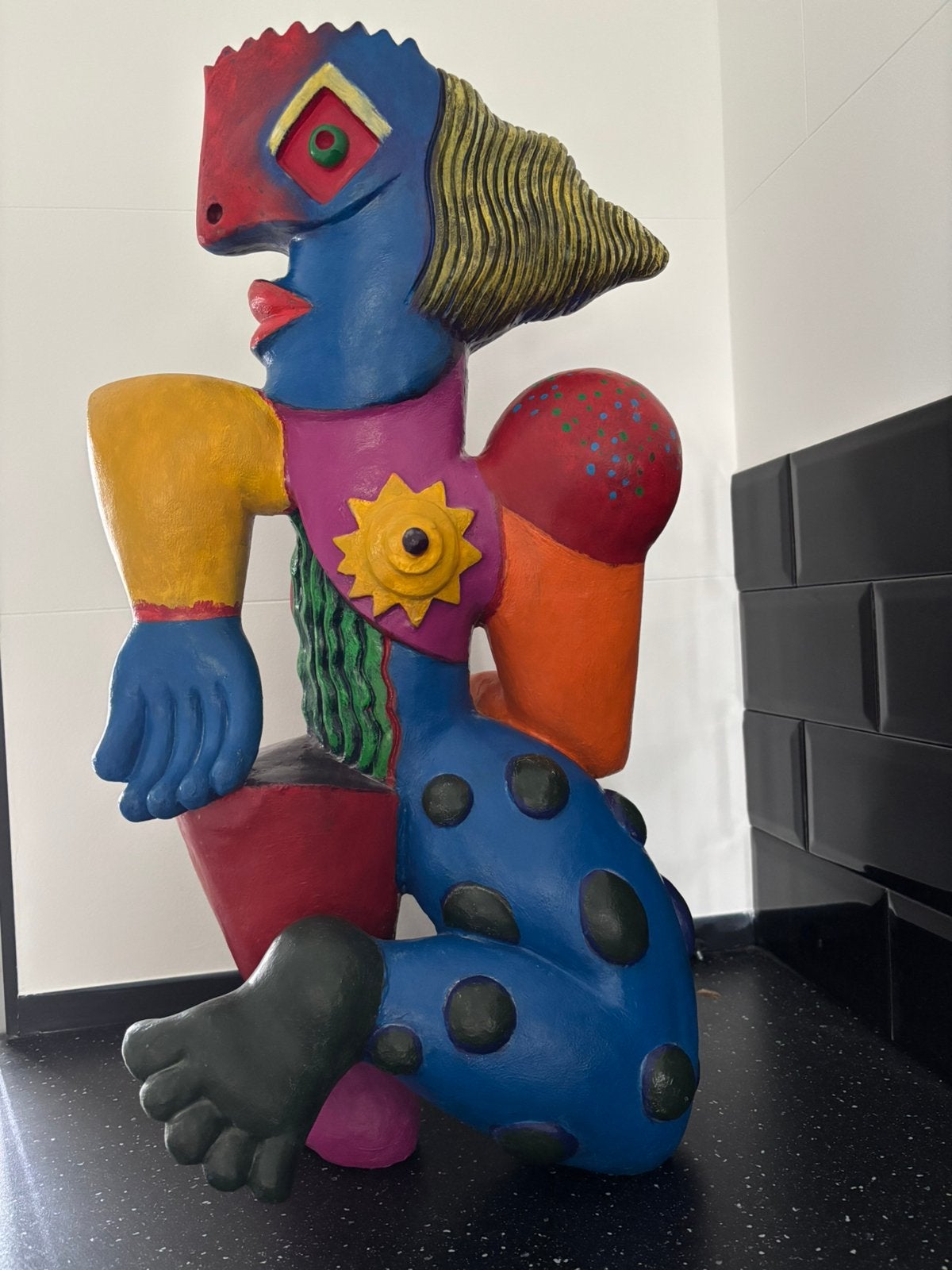 Groot Clemens Briels Kunstwerk Beeld, Ophalen