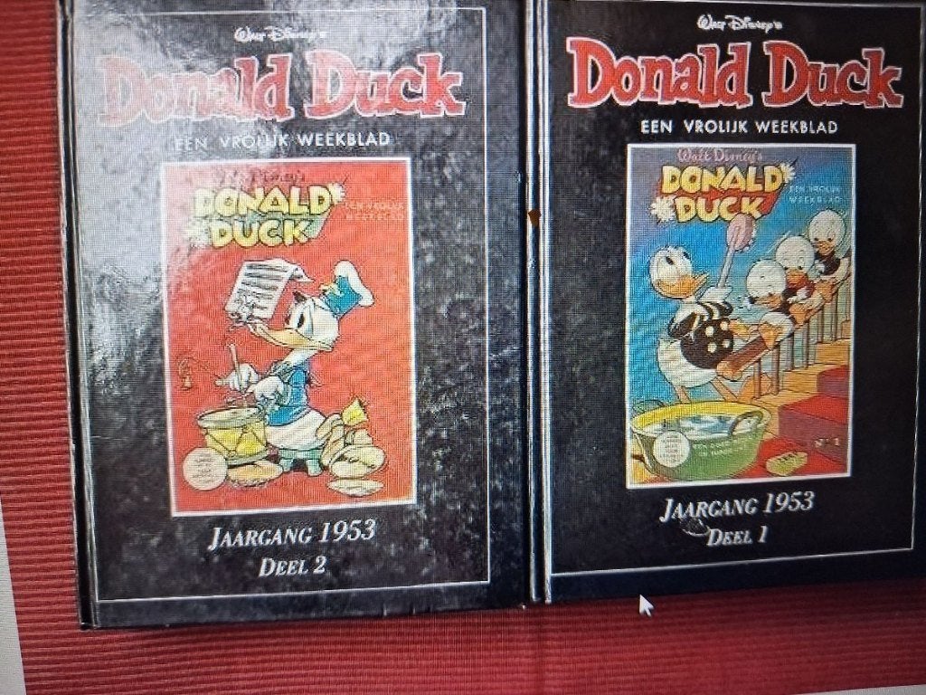 donald duck jaargang 1953 2 delen in goede staat, Boeken, Eén stripboek, Ophalen of Verzenden, Zo goed als nieuw