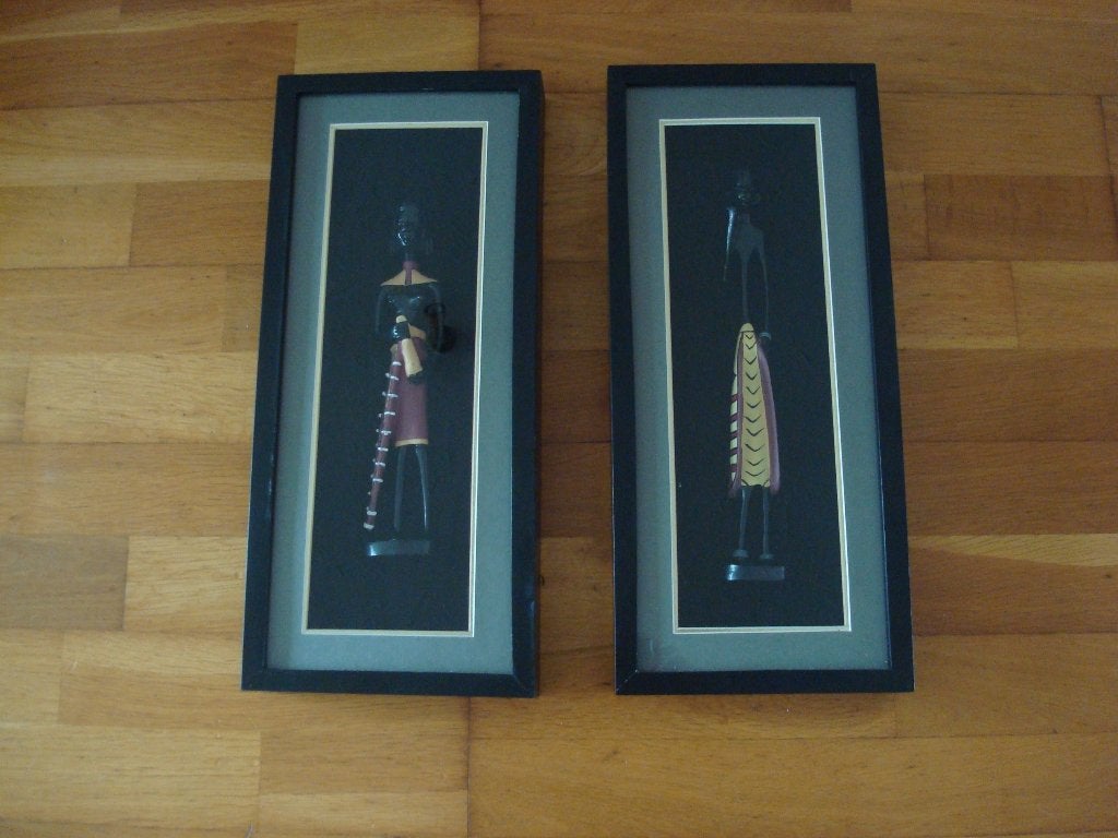 2 schilderijen wanddeco, Ophalen of Verzenden, Zo goed als nieuw, Minder dan 50 cm, Overige typen