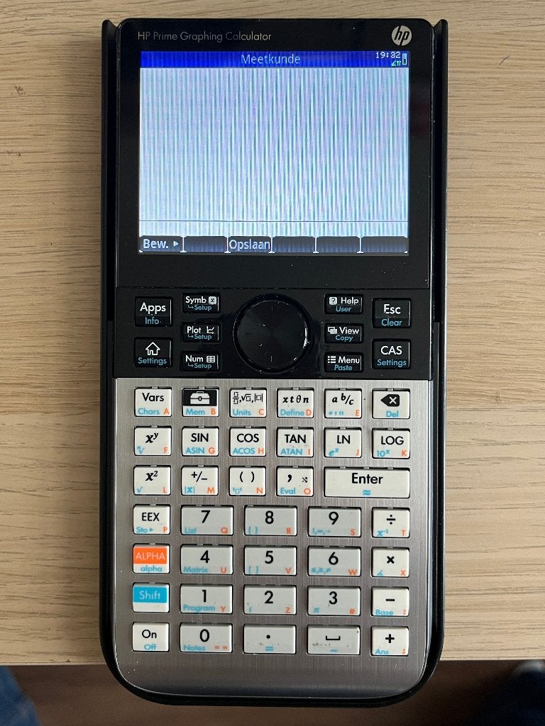 HP Prime graphing calculator / HP grafische rekenmachine, Ophalen of Verzenden, Grafische rekenmachine, Zo goed als nieuw
