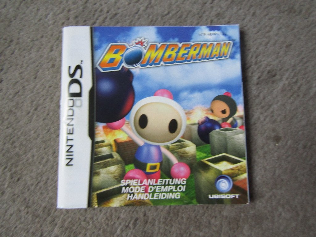 Boekje: DS spel Bomberman, Spelcomputers en Games, Puzzel en Educatief, Gebruikt, 1 speler, Ophalen of Verzenden