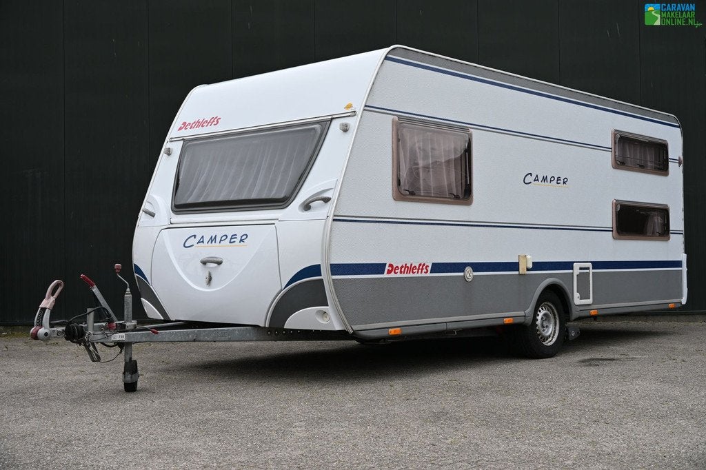 Dethleffs Camper 510 TK |Mover|Cassette luifel|Stapelbed etc, Caravans en Kamperen, Kachel, Rondzit, Dwars-stapelbed, Bedrijf