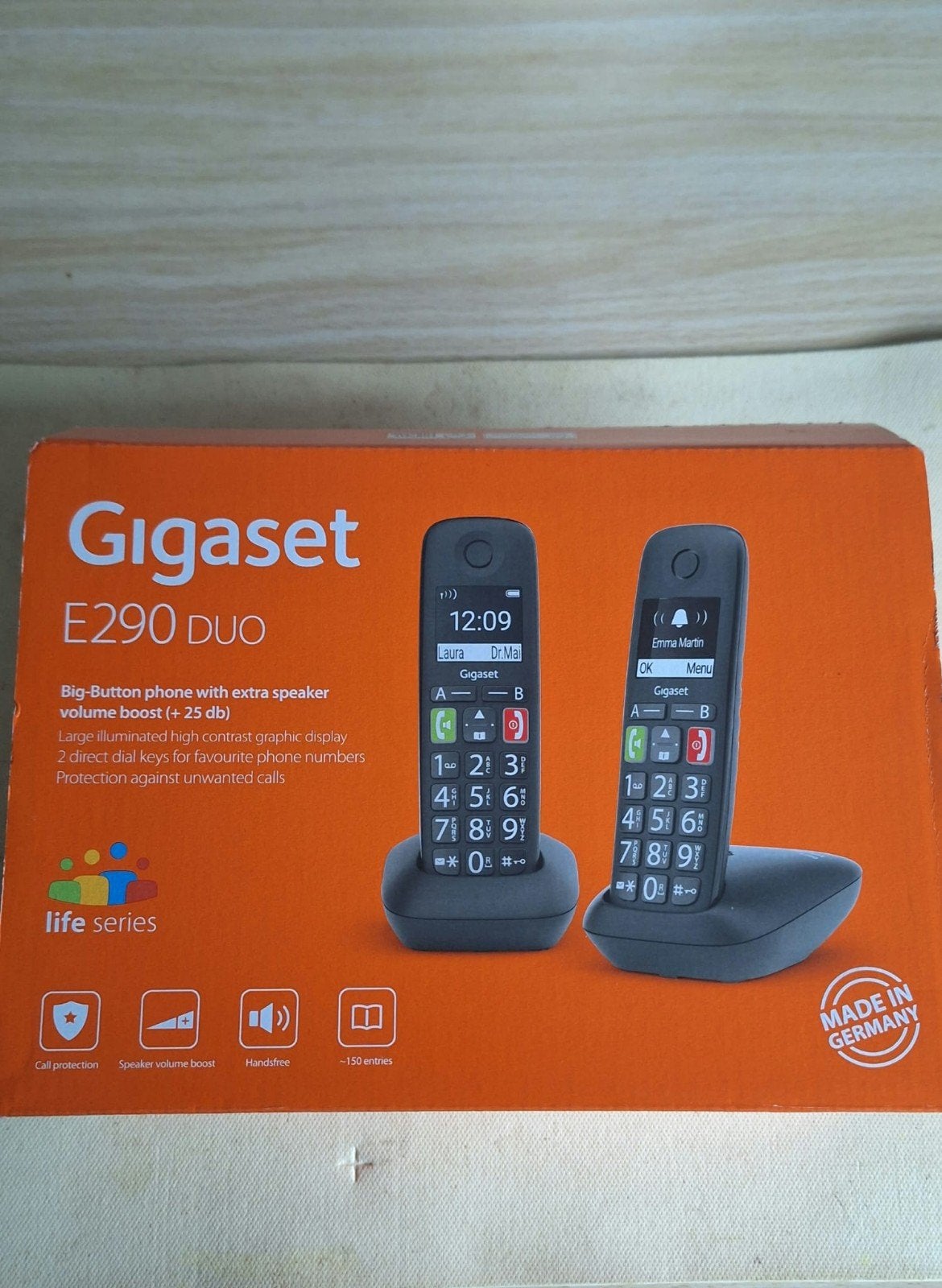Giga set E290e huistelefoon ook als babyfoon te gebruiken, Ophalen, Nieuw, 1 handset