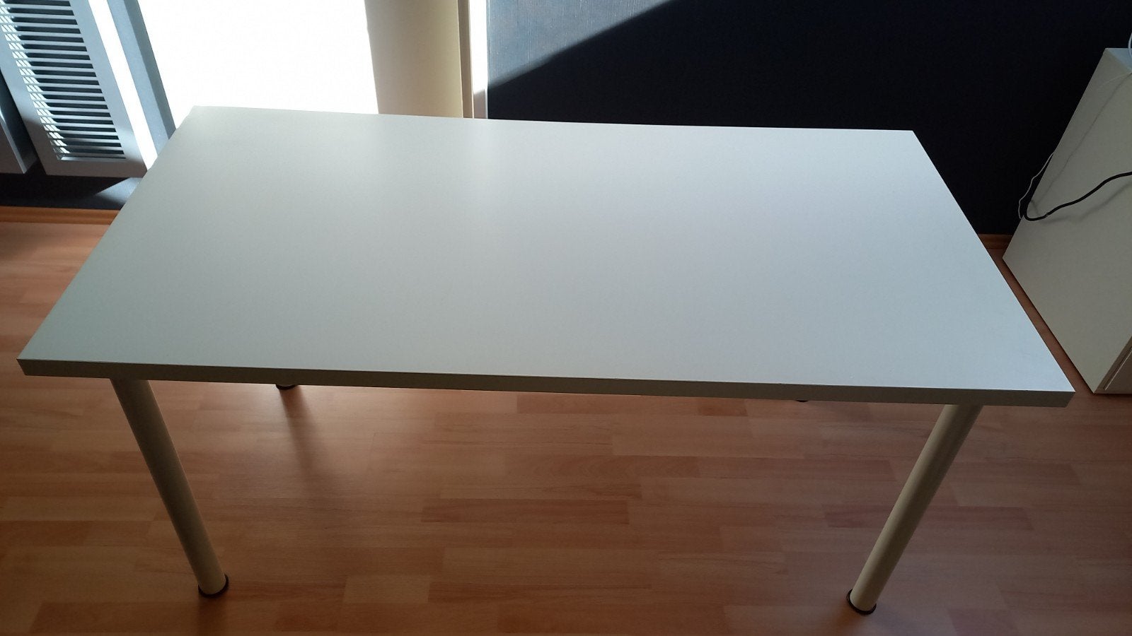 IKEA Bureau (Wit 150x75 cm) met 4 poten, Ophalen, Demontabel, 150 cm, Spaanplaat of MDF