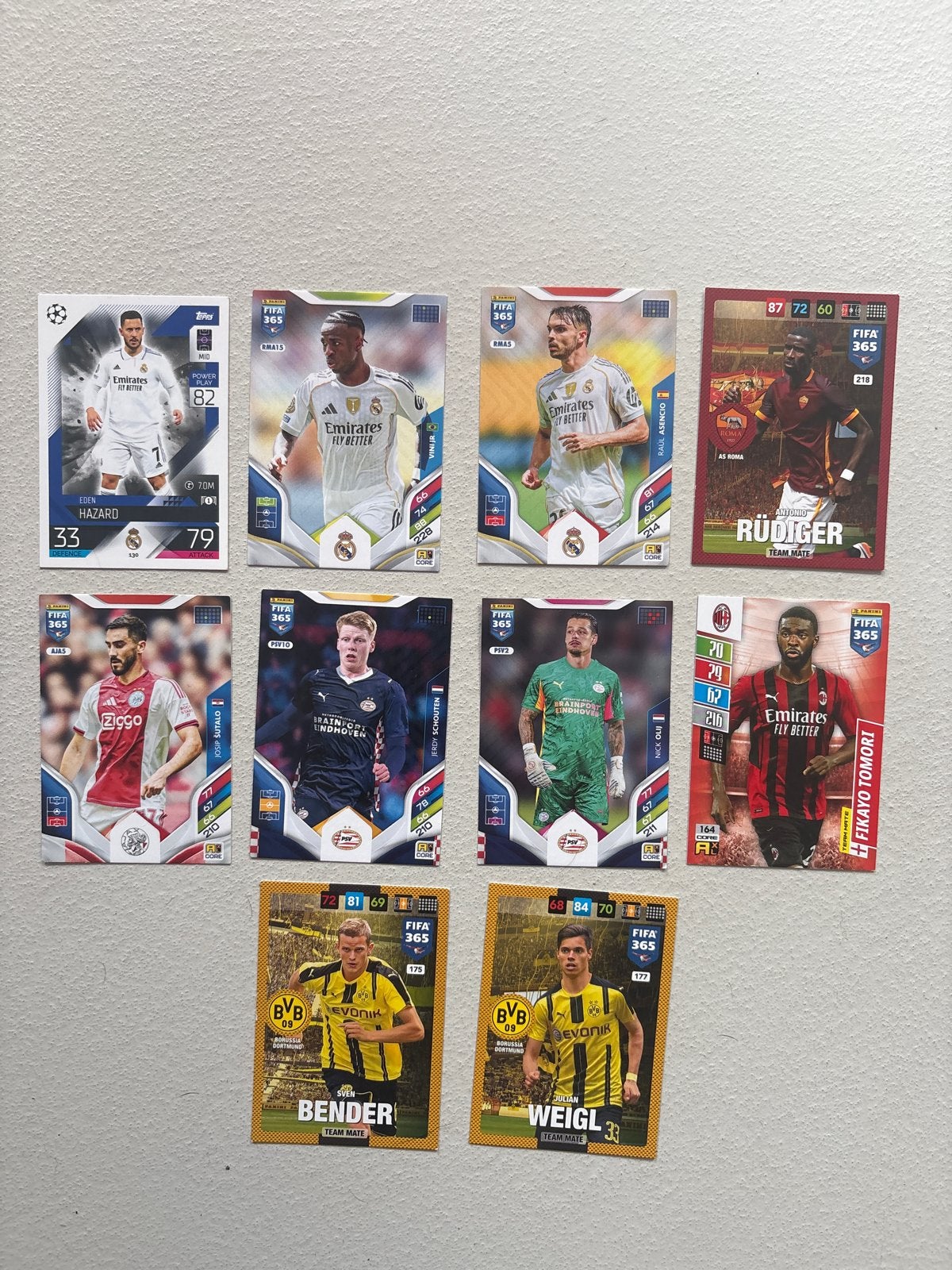 Voetbalplaatjes FIFA 365 Adrenalyn XL - Diverse spelers, Ophalen of Verzenden, Gebruikt, Buitenlandse clubs, Spelerskaart