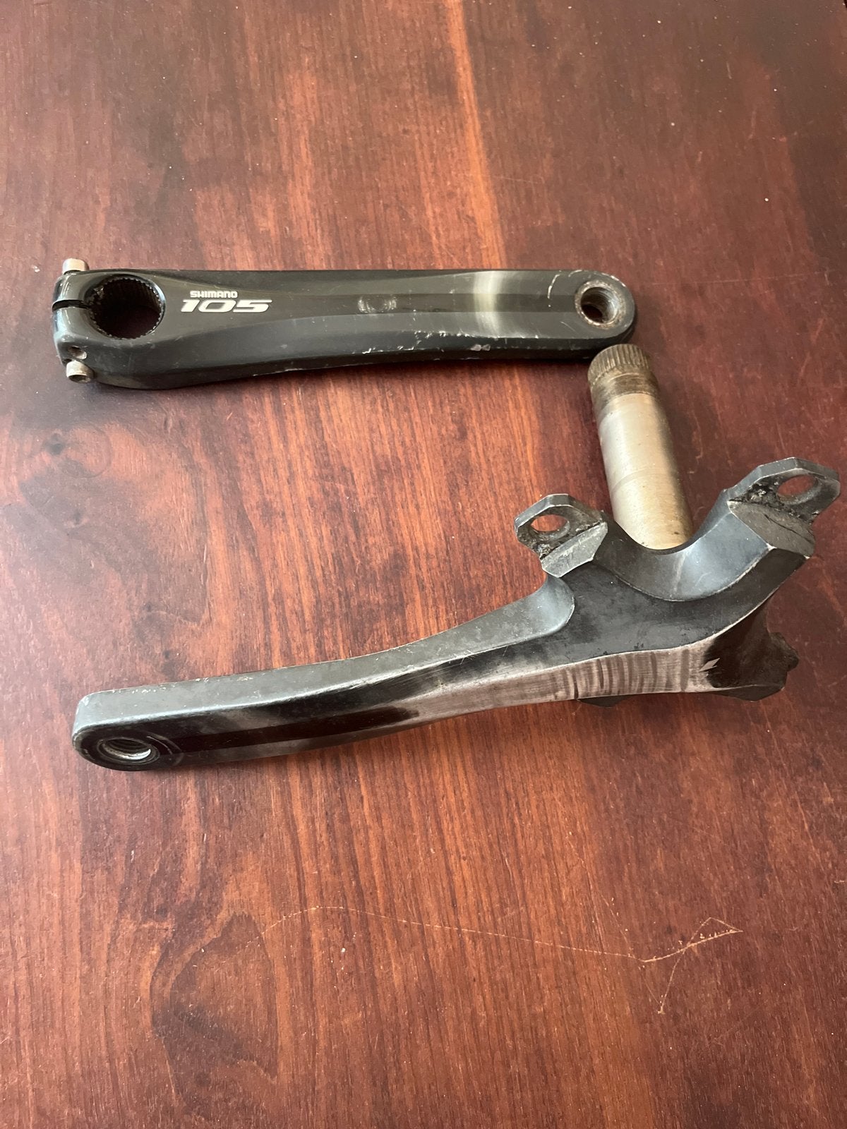 Shimano 105 FC-5800 Crankstel 172.5mm, Crankstel of Pedalen, Gebruikt, Ophalen of Verzenden, Aluminium