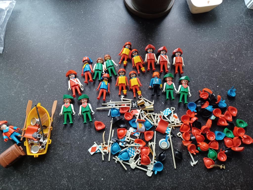 Playmobil vintage piraten jaren 70 80, Ophalen of Verzenden, Gebruikt