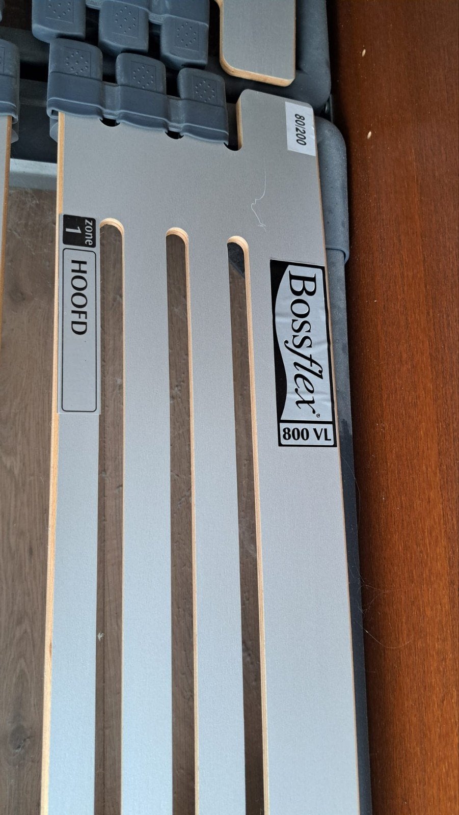 Bossflex 800 vl lattenbodem 80x200, Ophalen, Zo goed als nieuw, Eenpersoons, 80 cm